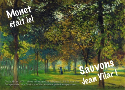 Monet, Le champ de foire à Argenteuil : site de Jean Vilar